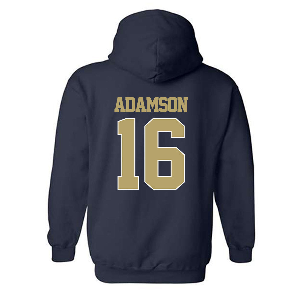 Georgia Tech - NCAA Football : Grady Adamson - Classic Shersey Hooded Sweatshirt-1