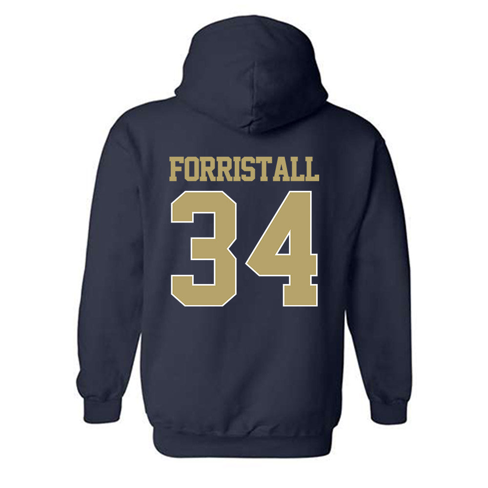 Georgia Tech - NCAA Football : Myles Forristall - Classic Shersey Hooded Sweatshirt-1