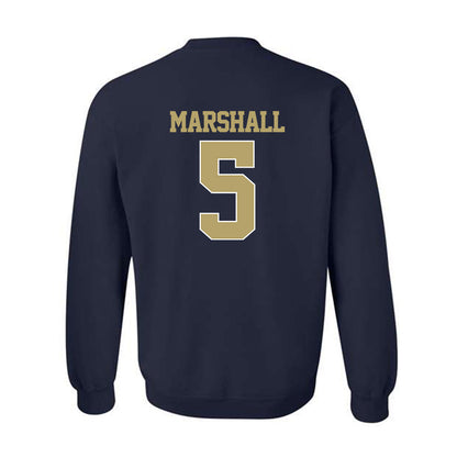 Georgia Tech - NCAA Men's Basketball : Peyton Marshall - Classic Shersey Crewneck Sweatshirt-1