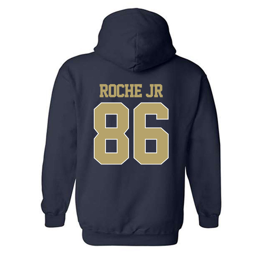 Georgia Tech - NCAA Football : Kevin Roche Jr - Classic Shersey Hooded Sweatshirt-1