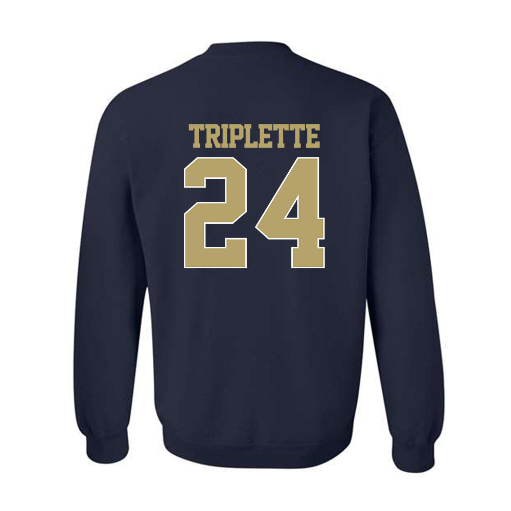 Georgia Tech - NCAA Football : Ronald Triplette - Classic Shersey Crewneck Sweatshirt-1