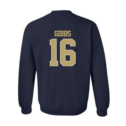 Georgia Tech - NCAA Football : Syeed Gibbs - Classic Shersey Crewneck Sweatshirt