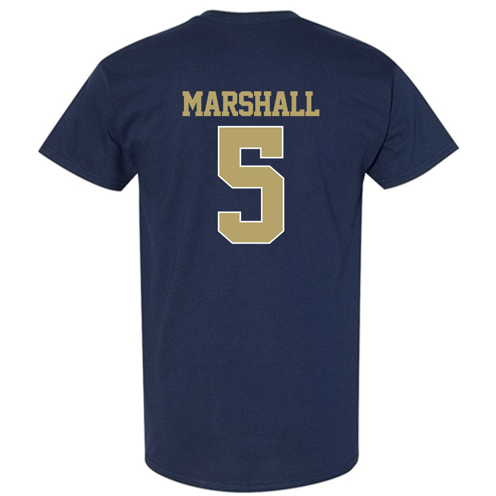 Georgia Tech - NCAA Men's Basketball : Peyton Marshall - Classic Shersey T-Shirt-1