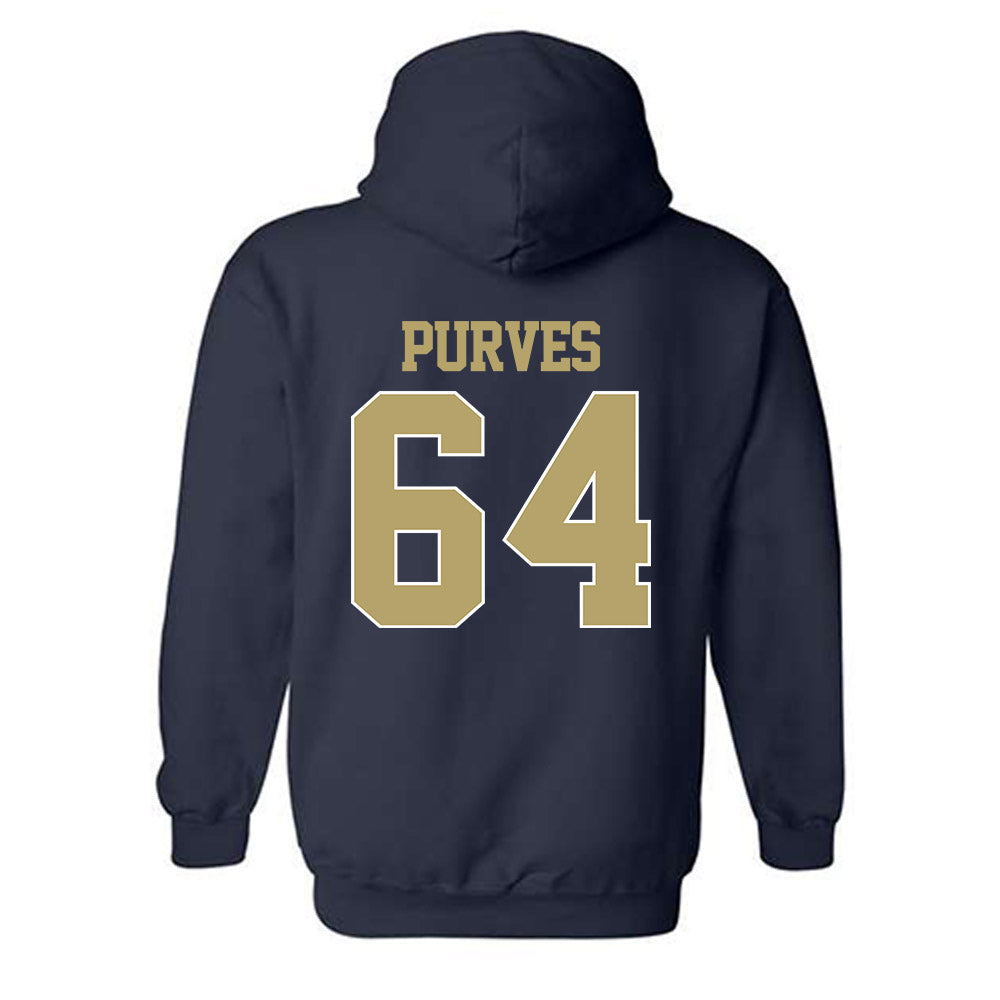Georgia Tech - NCAA Football : Ryan Purves - Classic Shersey Hooded Sweatshirt
