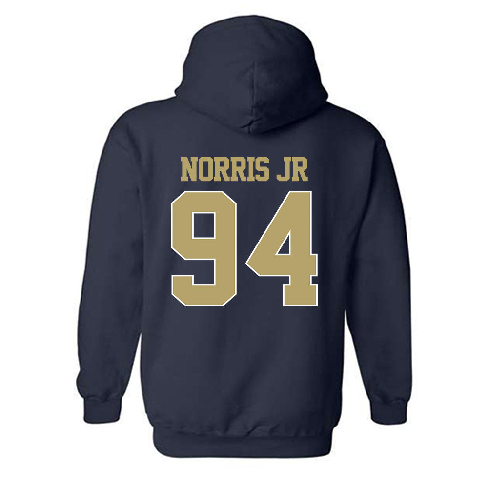Georgia Tech - NCAA Football : Derry Norris Jr - Classic Shersey Hooded Sweatshirt-1