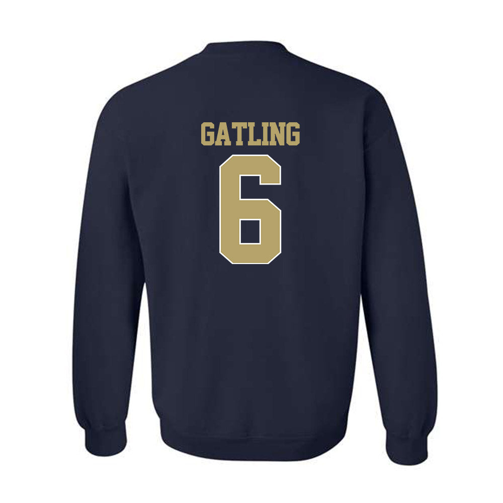 Georgia Tech - NCAA Football : Debron Gatling - Classic Shersey Crewneck Sweatshirt-1