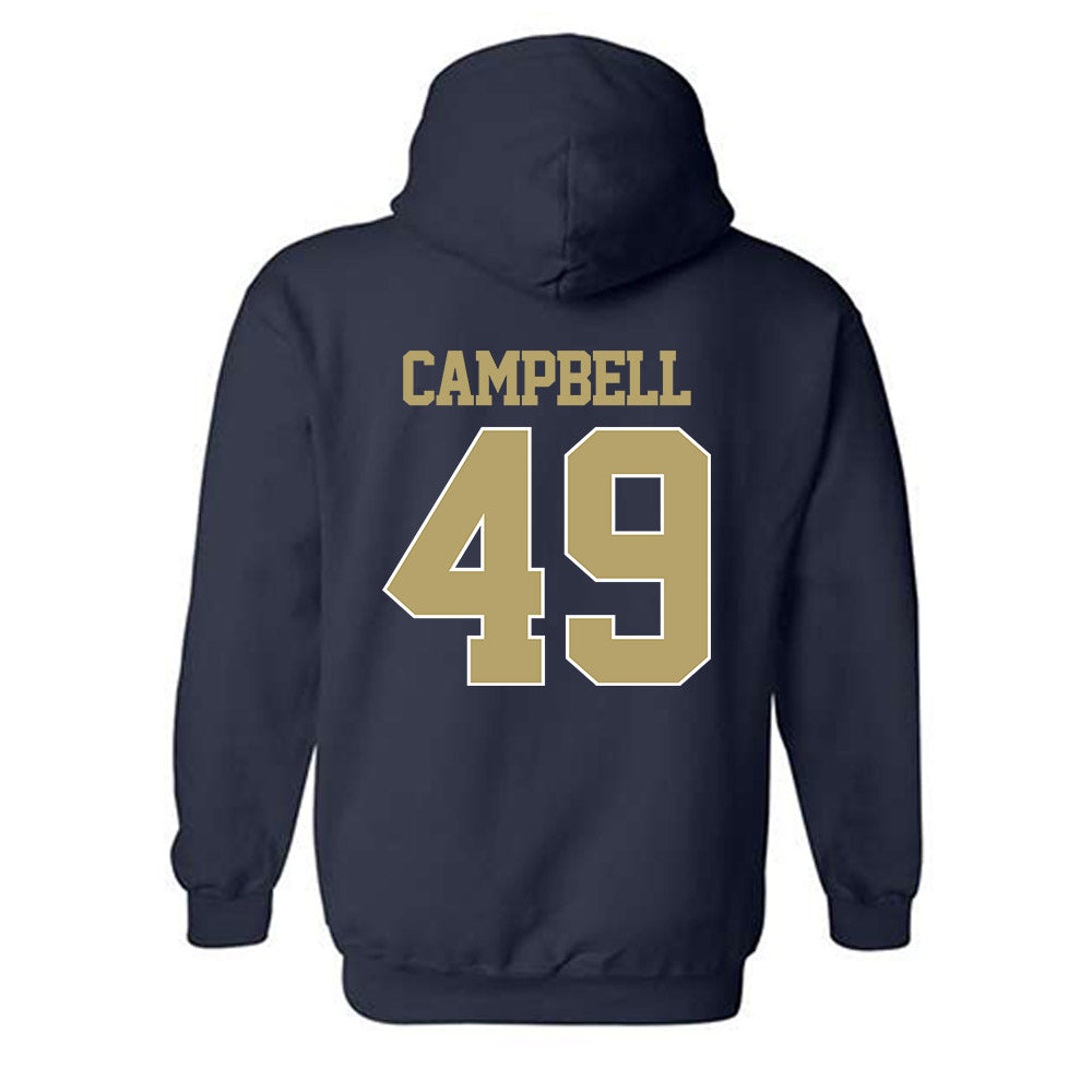 Georgia Tech - NCAA Baseball : Kayden Campbell - Classic Shersey Hooded Sweatshirt-1