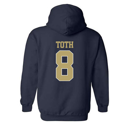 Georgia Tech - NCAA Women's Volleyball : Sara Toth - Classic Shersey Hooded Sweatshirt-1