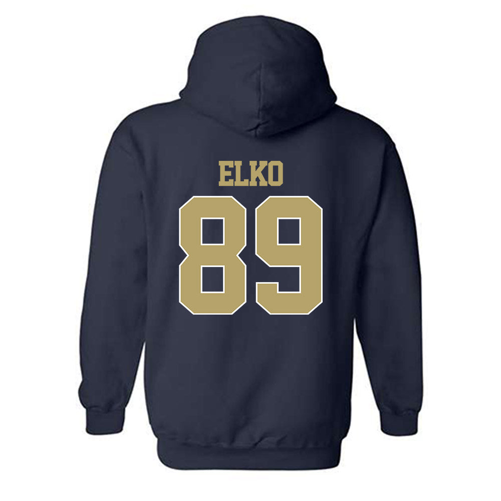 Georgia Tech - NCAA Football : Chris Elko - Classic Shersey Hooded Sweatshirt