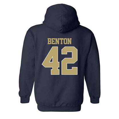 Georgia Tech - NCAA Football : Will Benton - Classic Shersey Hooded Sweatshirt-1
