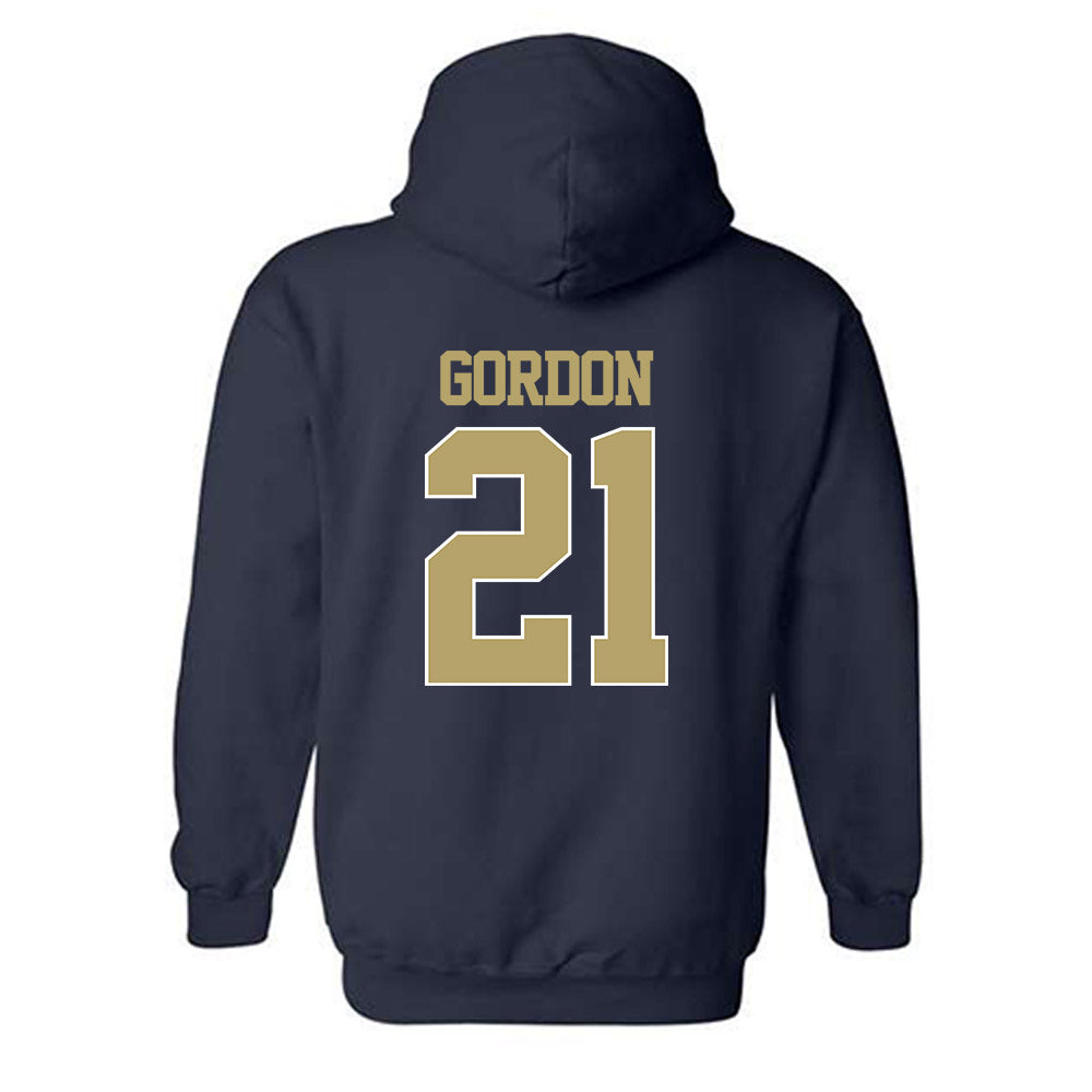 Georgia Tech - NCAA Football : Daylon Gordon - Classic Shersey Hooded Sweatshirt-1