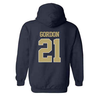 Georgia Tech - NCAA Football : Daylon Gordon - Classic Shersey Hooded Sweatshirt-1