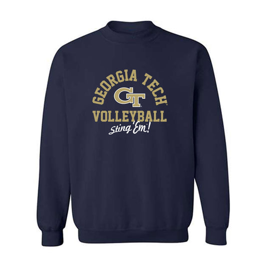 Georgia Tech - NCAA Women's Volleyball : Anika Groom - Classic Shersey Crewneck Sweatshirt-0