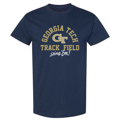 Georgia Tech - NCAA Men's Track & Field : Winston DeCuir III - Classic Shersey T-Shirt-0