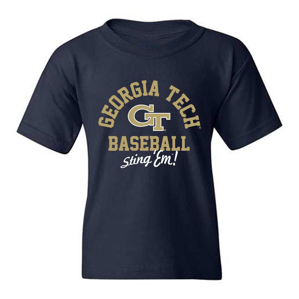 Georgia Tech - NCAA Baseball : Cooper Underwood - Classic Shersey Youth T-Shirt-0