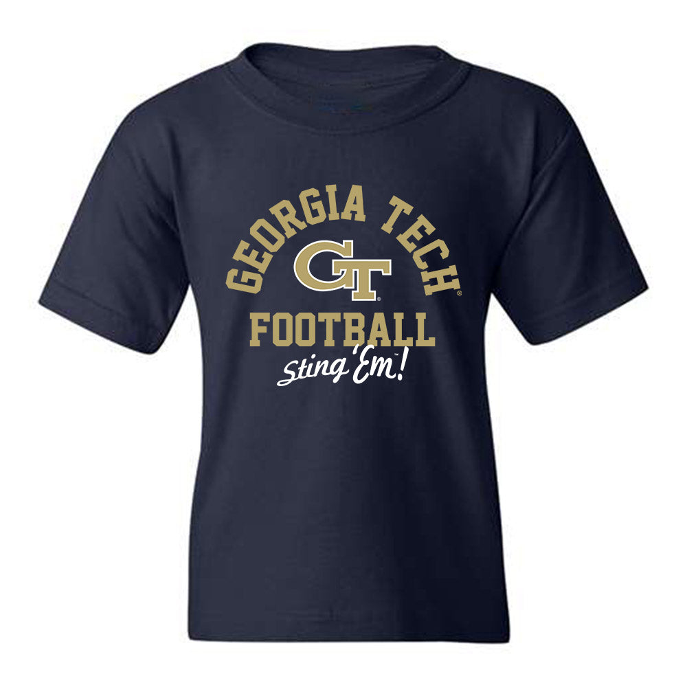 Georgia Tech - NCAA Football : Rodney Shelley Jr - Classic Shersey Youth T-Shirt