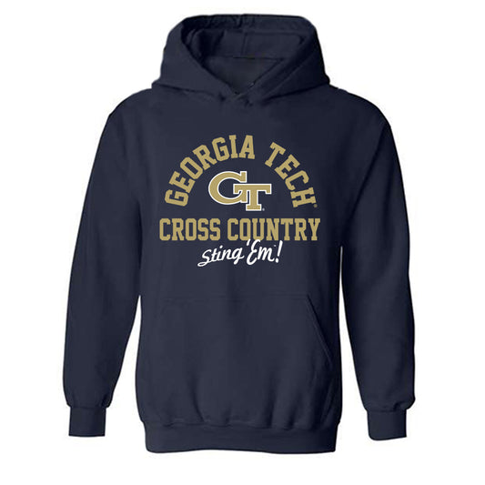 Georgia Tech - NCAA Women's Cross Country : Sarah Copeland - Classic Shersey Hooded Sweatshirt-0