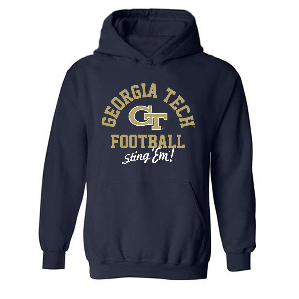 Georgia Tech - NCAA Football : Keylan Rutledge - Classic Shersey Hooded Sweatshirt