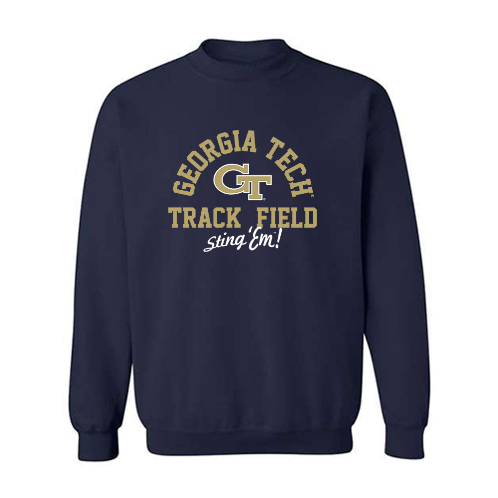 Georgia Tech - NCAA Women's Track & Field : Kendall Johnson - Classic Shersey Crewneck Sweatshirt-0