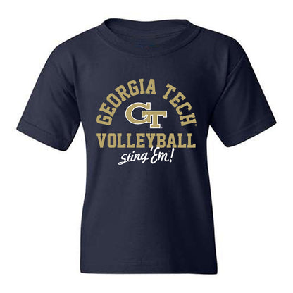 Georgia Tech - NCAA Women's Volleyball : Laura Bieleski - Classic Shersey Youth T-Shirt-0