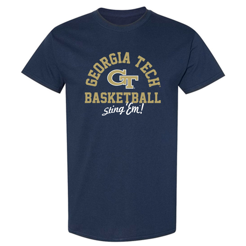 Georgia Tech - NCAA Men's Basketball : Cole Kirouac - Classic Shersey T-Shirt-0