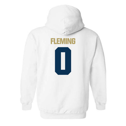 Georgia Tech - NCAA Men's Basketball : Akai Fleming - Classic Shersey Hooded Sweatshirt-2