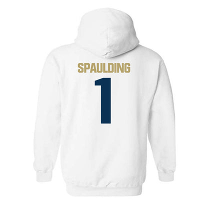 Georgia Tech - NCAA Football : Cayman Spaulding - Classic Shersey Hooded Sweatshirt-3