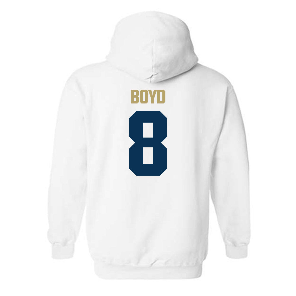 Georgia Tech - NCAA Football : Jordan Boyd - Classic Shersey Hooded Sweatshirt-3