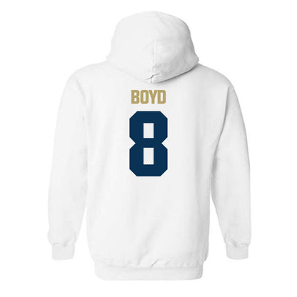 Georgia Tech - NCAA Football : Jordan Boyd - Classic Shersey Hooded Sweatshirt-3