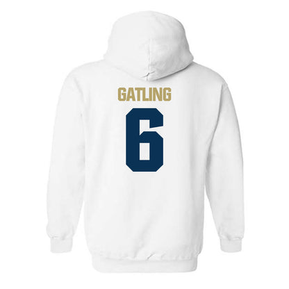 Georgia Tech - NCAA Football : Debron Gatling - Classic Shersey Hooded Sweatshirt-2