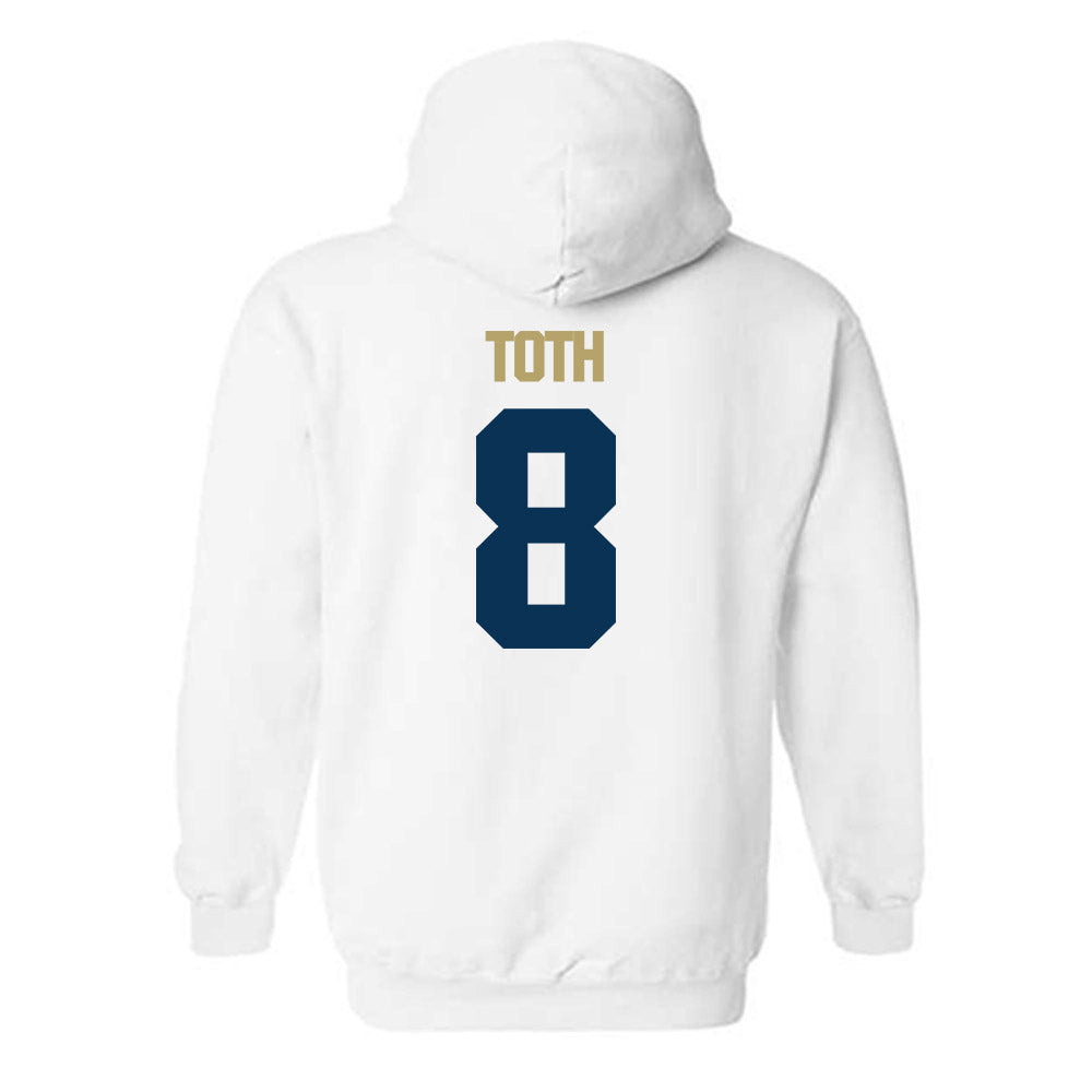 Georgia Tech - NCAA Women's Volleyball : Sara Toth - Classic Shersey Hooded Sweatshirt-3