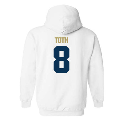 Georgia Tech - NCAA Women's Volleyball : Sara Toth - Classic Shersey Hooded Sweatshirt-3