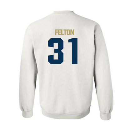 Georgia Tech - NCAA Football : Fenix Felton - Classic Shersey Crewneck Sweatshirt-1