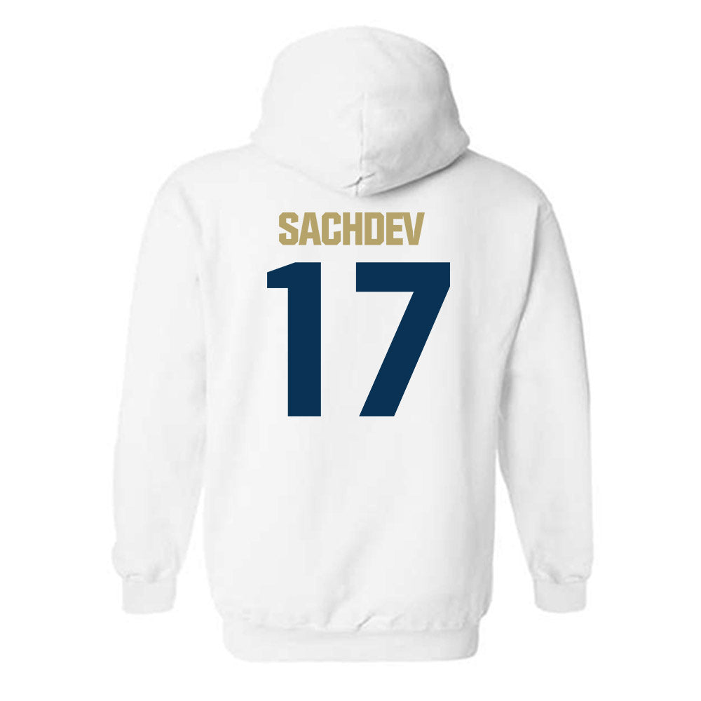 Georgia Tech - NCAA Men's Tennis : Rohan Sachdev - Classic Shersey Hooded Sweatshirt-3