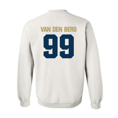 Georgia Tech - NCAA Football : Jordan van den Berg - Classic Shersey Crewneck Sweatshirt-1