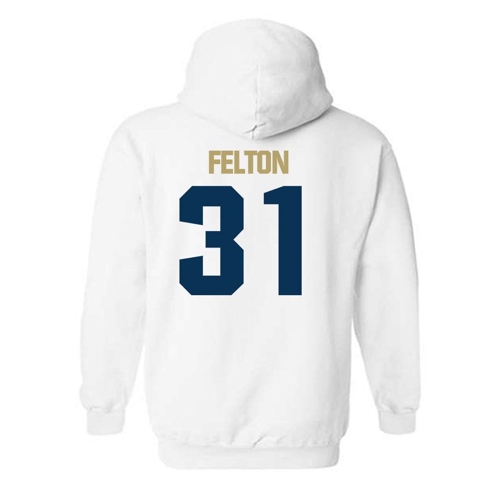 Georgia Tech - NCAA Football : Fenix Felton - Classic Shersey Hooded Sweatshirt-3