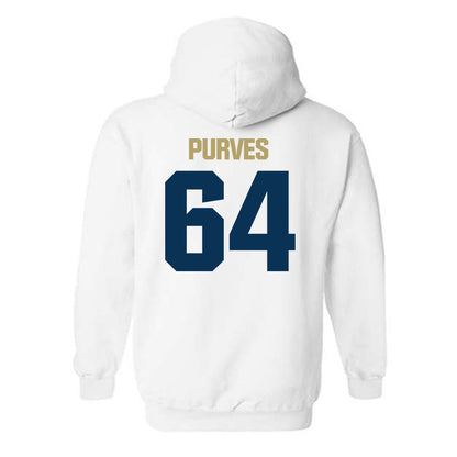Georgia Tech - NCAA Football : Ryan Purves - Classic Shersey Hooded Sweatshirt-1