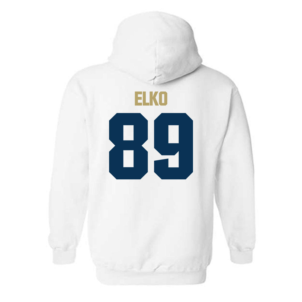 Georgia Tech - NCAA Football : Chris Elko - Classic Shersey Hooded Sweatshirt-1