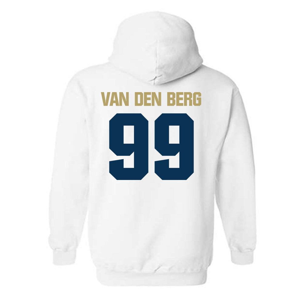 Georgia Tech - NCAA Football : Jordan van den Berg - Classic Shersey Hooded Sweatshirt-1
