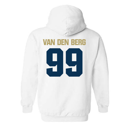 Georgia Tech - NCAA Football : Jordan van den Berg - Classic Shersey Hooded Sweatshirt-1