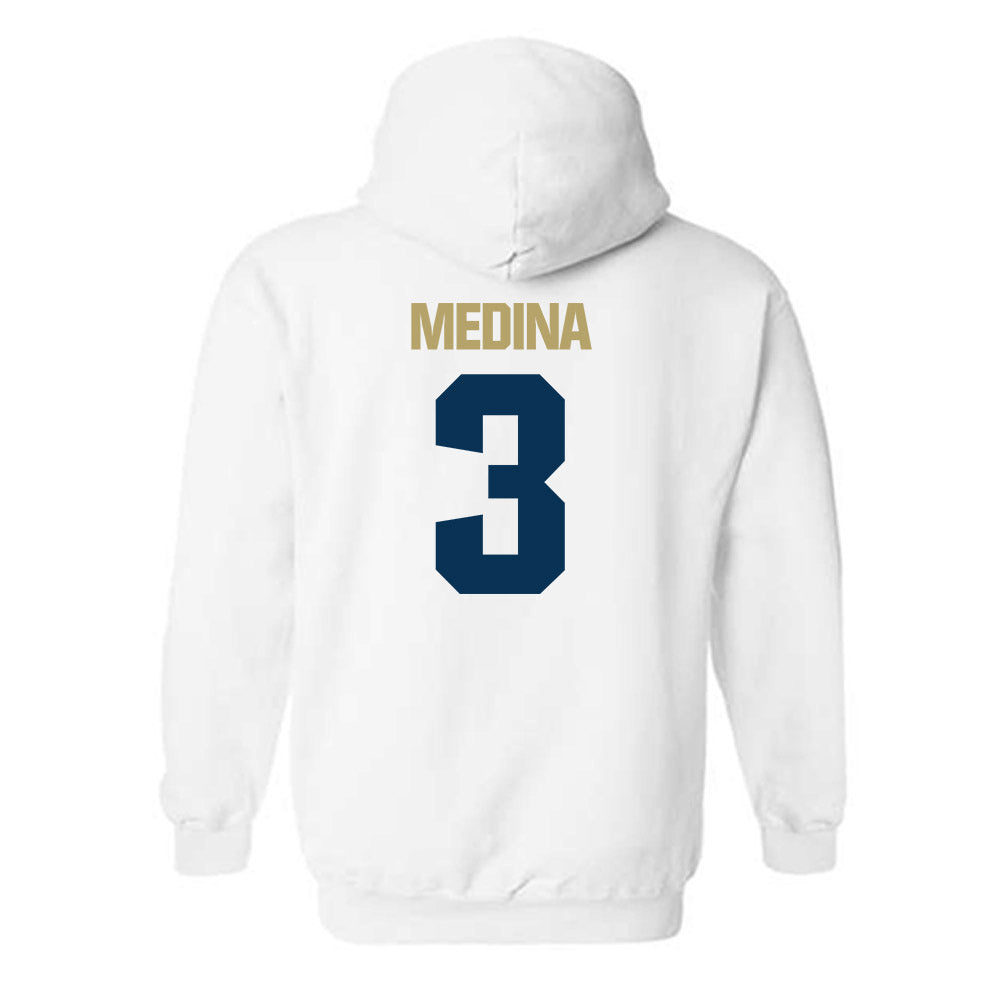 Georgia Tech - NCAA Softball : Holly Medina - Classic Shersey Hooded Sweatshirt-3