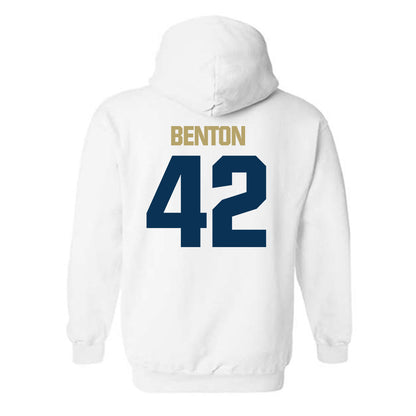 Georgia Tech - NCAA Football : Will Benton - Classic Shersey Hooded Sweatshirt-3