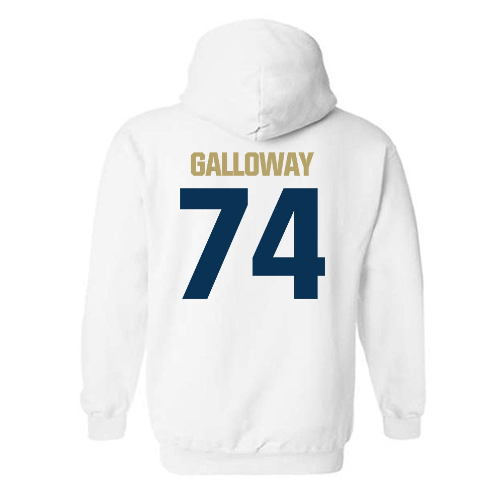 Georgia Tech - NCAA Football : Benjamin Galloway - Classic Shersey Hooded Sweatshirt-1