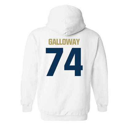 Georgia Tech - NCAA Football : Benjamin Galloway - Classic Shersey Hooded Sweatshirt-1