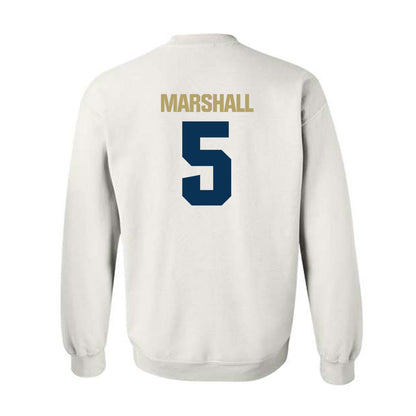 Georgia Tech - NCAA Men's Basketball : Peyton Marshall - Classic Shersey Crewneck Sweatshirt-1