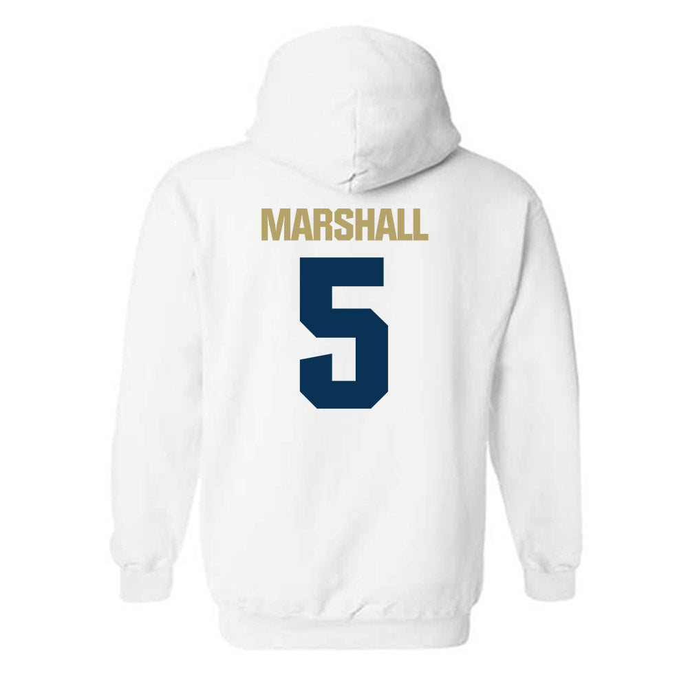 Georgia Tech - NCAA Men's Basketball : Peyton Marshall - Classic Shersey Hooded Sweatshirt-2