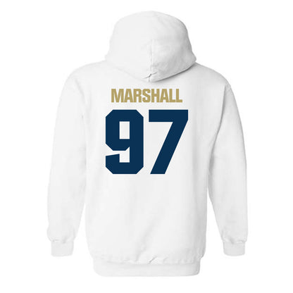 Georgia Tech - NCAA Football : Landen Marshall - Classic Shersey Hooded Sweatshirt-1
