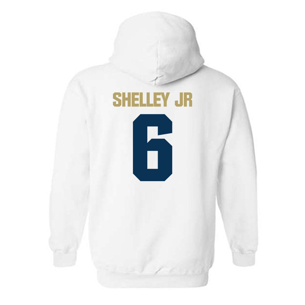 Georgia Tech - NCAA Football : Rodney Shelley Jr - Classic Shersey Hooded Sweatshirt-1