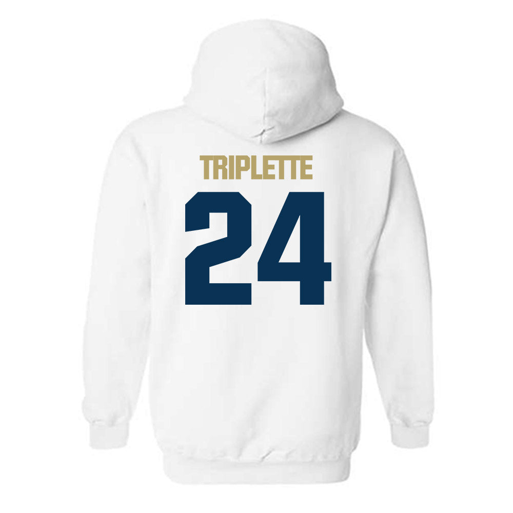 Georgia Tech - NCAA Football : Ronald Triplette - Classic Shersey Hooded Sweatshirt-2