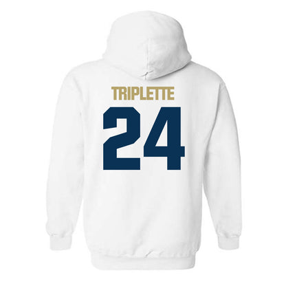 Georgia Tech - NCAA Football : Ronald Triplette - Classic Shersey Hooded Sweatshirt-2